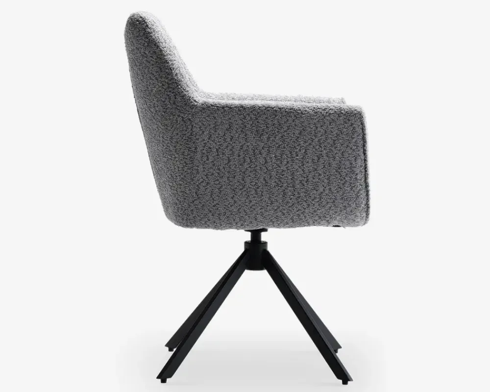 Hot Daells Bolighus Spisebordsstol med armlæn grå