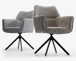 Hot Daells Bolighus Spisebordsstol med armlæn grå