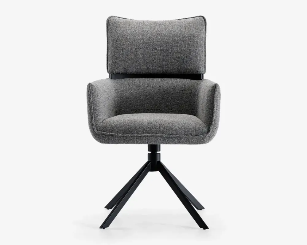 New Daells Bolighus Spisebordsstol med armlæn i grå