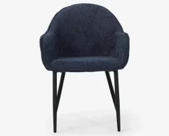 Clearance Daells Bolighus Spisebordsstol med armlæn i Blå