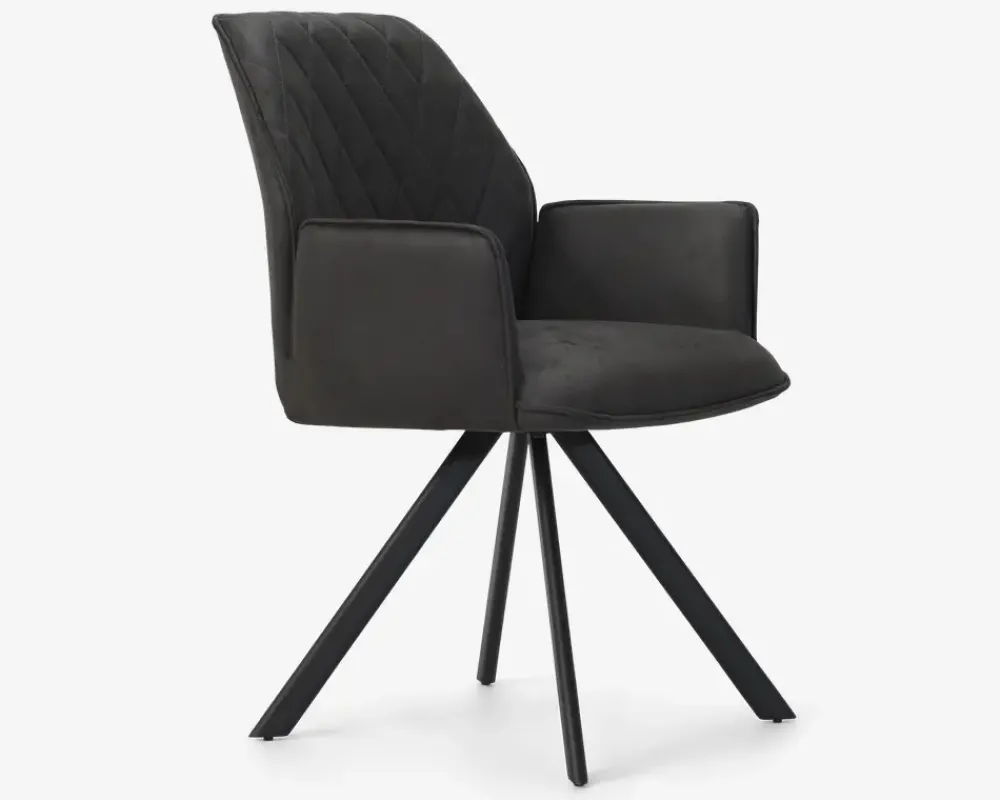 Online Daells Bolighus Spisebordsstol med armlæn Grå