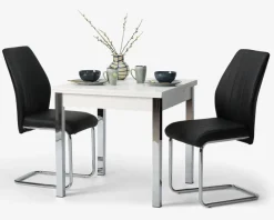 Outlet Daells Bolighus Spisebordsstol med krom stel