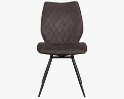 New Daells Bolighus Spisebordsstol Navarra i antracit med drejestel Grå