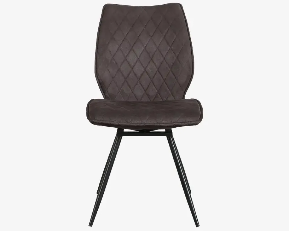 New Daells Bolighus Spisebordsstol Navarra i antracit med drejestel Grå