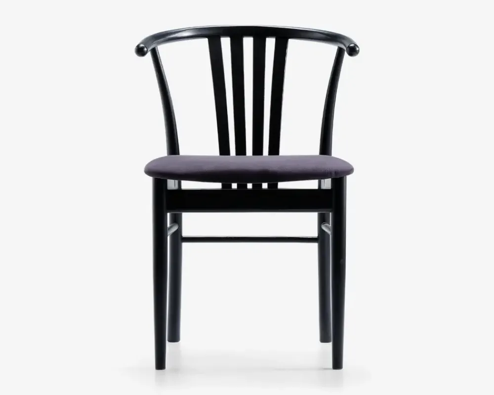 Best Daells Bolighus Spisestuestol i sortlakeret bøg