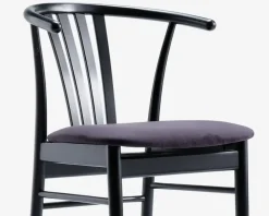 Best Daells Bolighus Spisestuestol i sortlakeret bøg