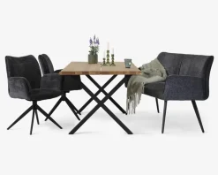 Discount Daells Bolighus Spisestuestol med armlæn i grå