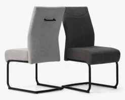 Daells Bolighus Spisestuestol posefjedre i sædet antracit