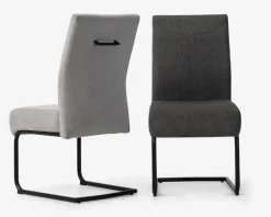 Daells Bolighus Spisestuestol posefjedre i sædet antracit