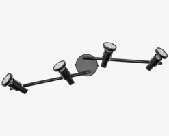 Outlet Daells Bolighus Spot 4xGU10 sort L.68,4 cm