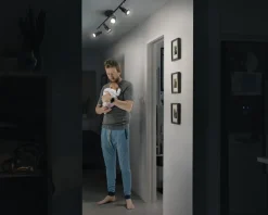 Outlet Daells Bolighus Spot 4xGU10 sort L.68,4 cm