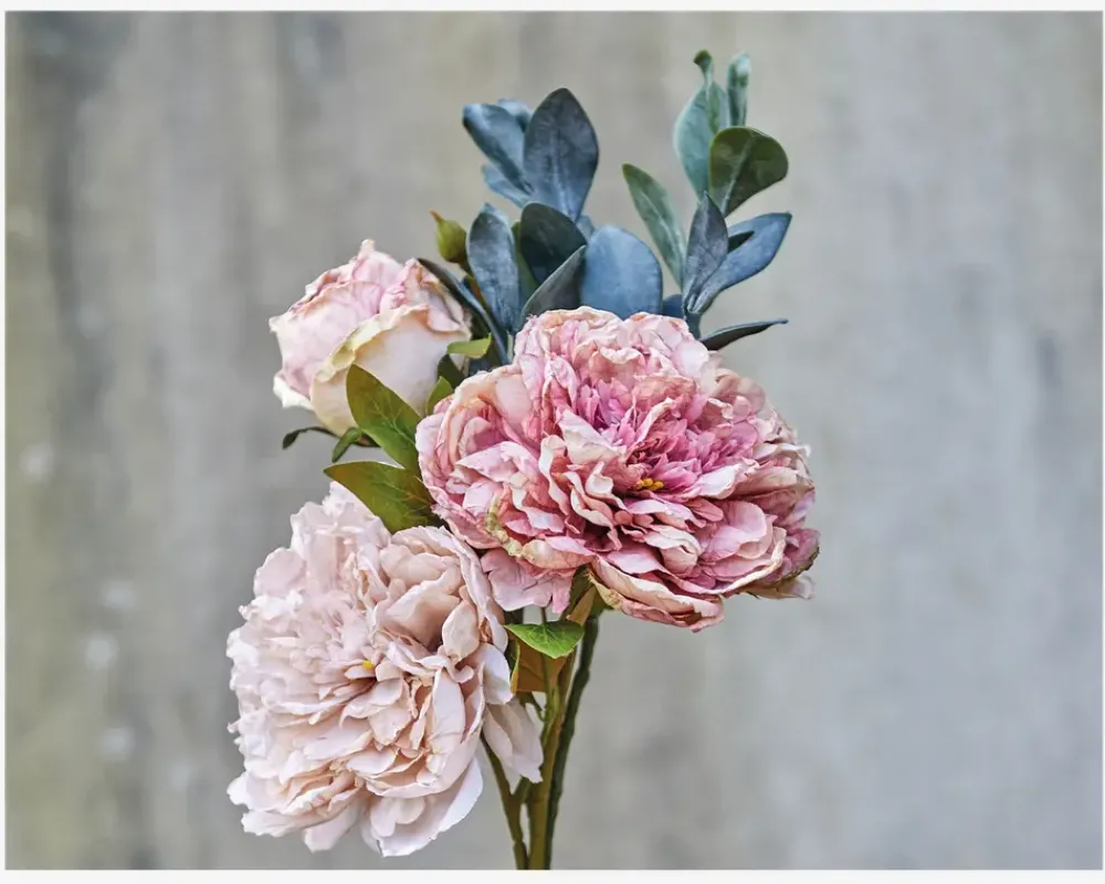 Clearance Daells Bolighus Stilk Pæon H.30 cm Lyserød