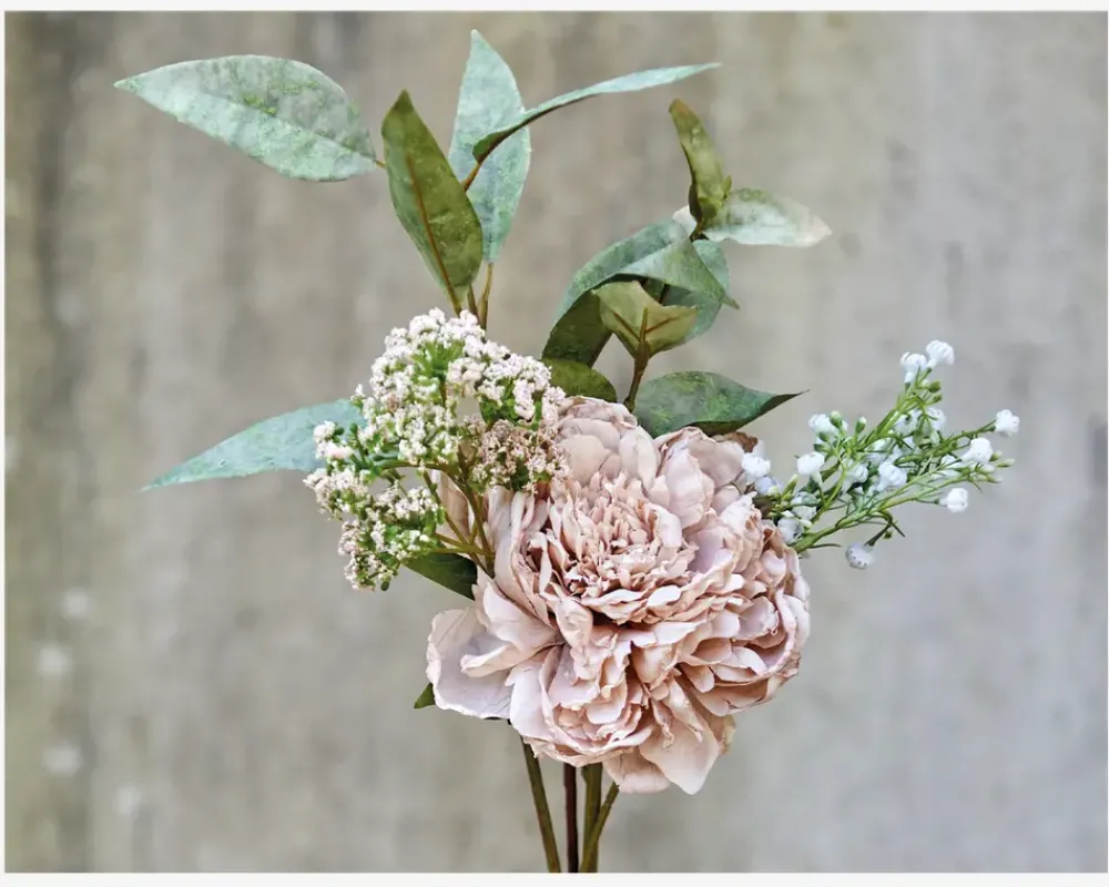 Clearance Daells Bolighus Stilk Pæon H.30 cm Lyserød