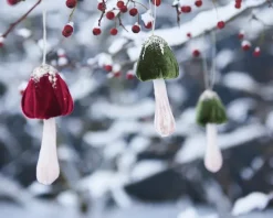 New Daells Bolighus Svamp Rød T/Hænge 4,5X11