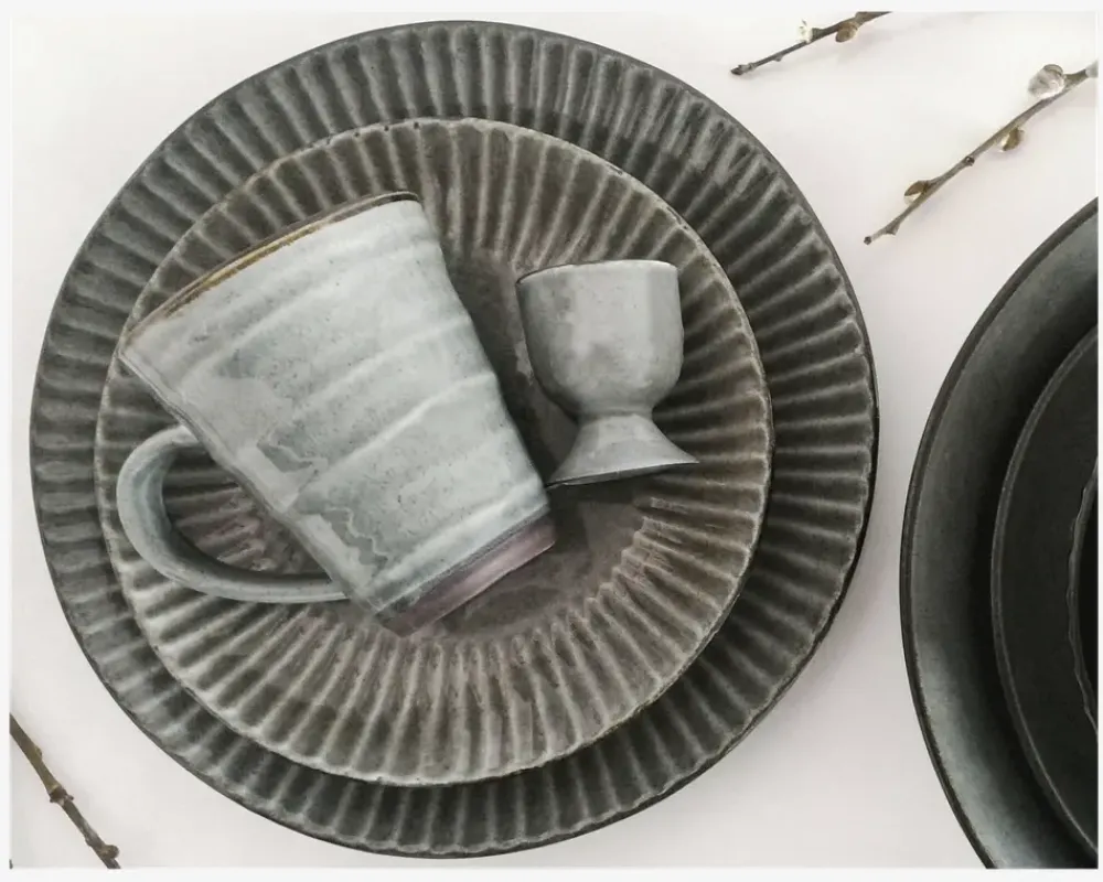 Best Daells Bolighus Tallerken Birch Ø21,5 cm Grå