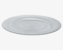 New Daells Bolighus Tallerken Glas Ø.33cm Røgfarvet