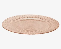 Online Daells Bolighus Tallerken Glas Ø.33cm Rosa