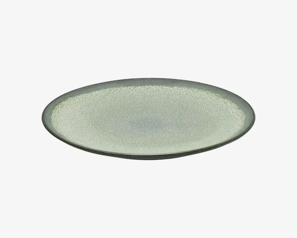 Best Daells Bolighus Tallerken Lærke Grå-Grøn Ø26 cm Grå, Grøn