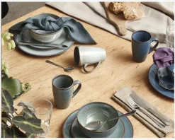 Best Daells Bolighus Tallerken Lærke Grå-Grøn Ø26 cm Grå, Grøn