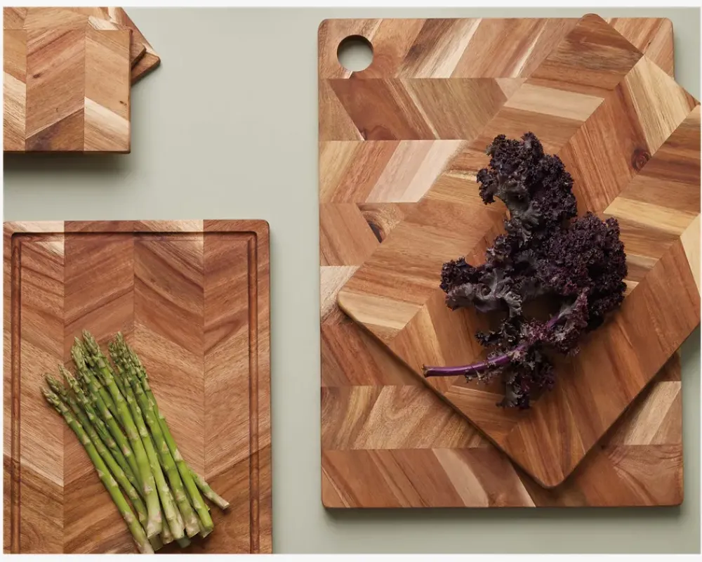 Clearance Daells Bolighus Tapas/Pizzabræt Sildeben Acacie Træ 48x35cm