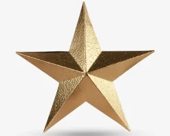 Online Daells Bolighus Topstjerne guld metal 25x3 cm