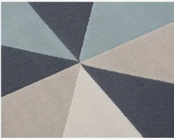 Discount Daells Bolighus Tæppe Amsterdam Blå 140x200 cm