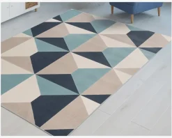 Discount Daells Bolighus Tæppe Amsterdam Blå 140x200 cm