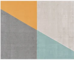 New Daells Bolighus Tæppe London Gul 140x200 cm