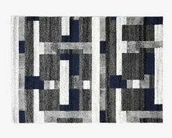 Discount Daells Bolighus Tæppe Luna Blå 133x195 cm