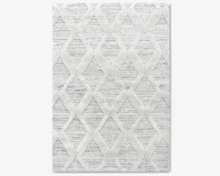 Daells Bolighus Tæppe Pisa lysgrå/hvid 140 x 200 cm