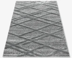 Hot Daells Bolighus Tæppe Pisa mørk grå 160 x 230 cm