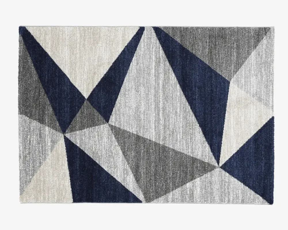 Discount Daells Bolighus Tæppe Trigon Blå 133x195 cm