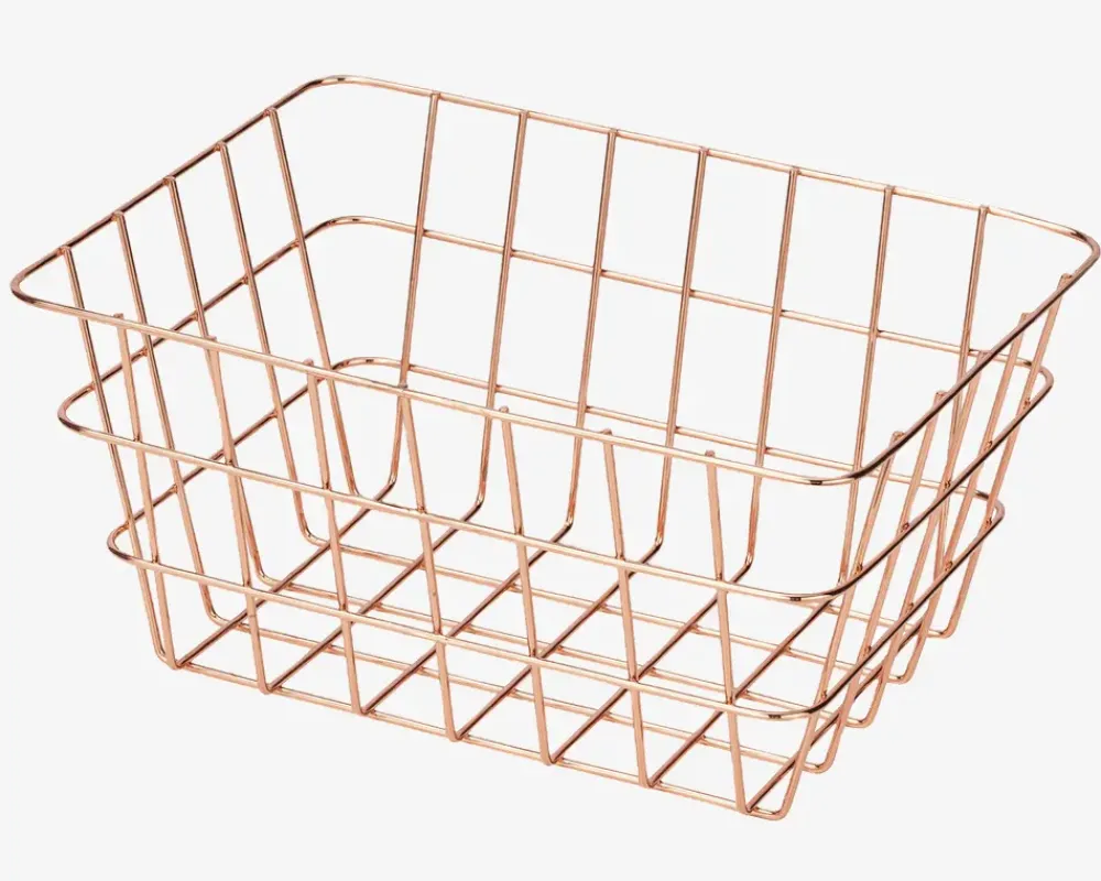 Outlet Daells Bolighus Trådkurv Viana Kobber