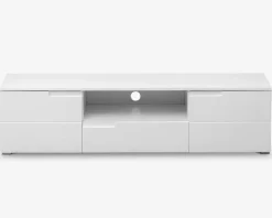 Clearance Daells Bolighus Tv Bord Hvid Højglans