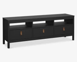 Sale Daells Bolighus Tv-bord Madrid m/3 skuffer Sort