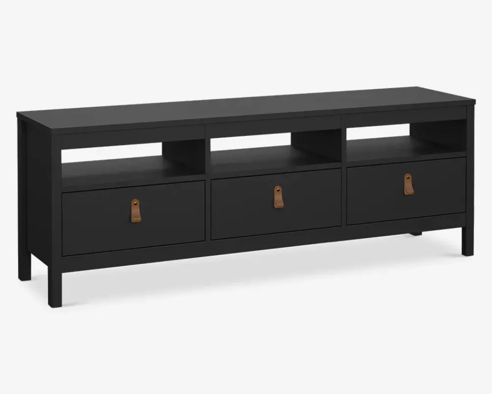 Sale Daells Bolighus Tv-bord Madrid m/3 skuffer Sort