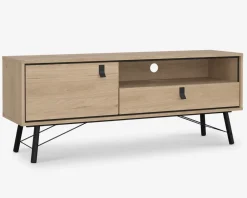 Online Daells Bolighus Tv-bord Ry lys eg/sort