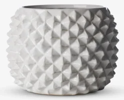 Clearance Daells Bolighus Urtepotteskjuler Ananas hvid H.16xØ.22 cm