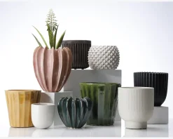 Discount Daells Bolighus Urtepotteskjuler Ananas hvid H.13xØ.17 cm