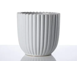 Daells Bolighus Urtepotteskjuler Nobel hvid 17x18 cm