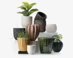 Online Daells Bolighus Urtepotteskjuler Nuts grøn H.15 cm