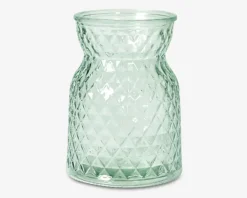 Best Daells Bolighus Vase glas aqua Ø.10 x H.14 cm