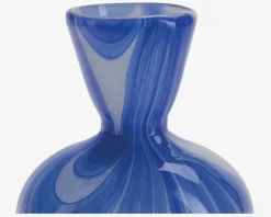 Sale Daells Bolighus Vase Hjerteform H.23,5 cm Blå
