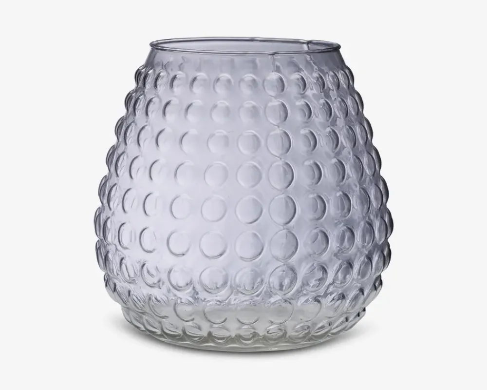 Online Daells Bolighus Vase klar boble glas 20x25 cm