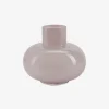Sale Daells Bolighus Vase Rund Glas Rose H.13 cm