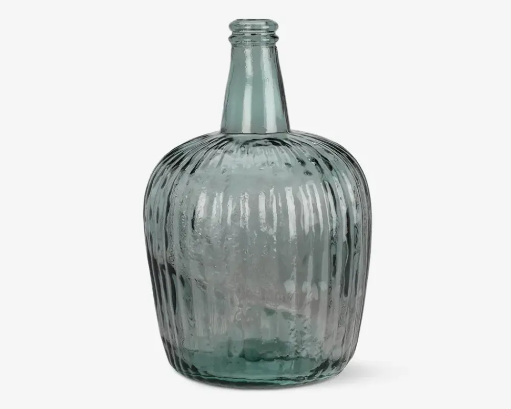 Online Daells Bolighus Vase Transparent Sort 22,5x36,3 cm