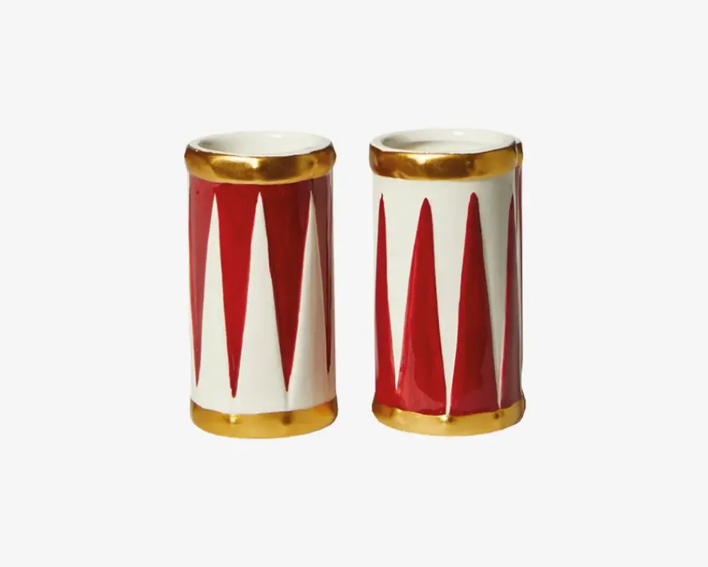 Daells Bolighus Vase/Lysestage Tromme Ass. H.10cm