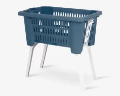 New Daells Bolighus Vasketøjskurv m. udklappelige ben 60L ass.