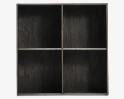 Online Daells Bolighus Væghængt bogreol Røget Eg