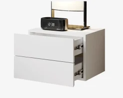 Online Daells Bolighus Væghængt sengebord med 2 skuffer